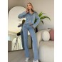 Chain Effect Denim Set