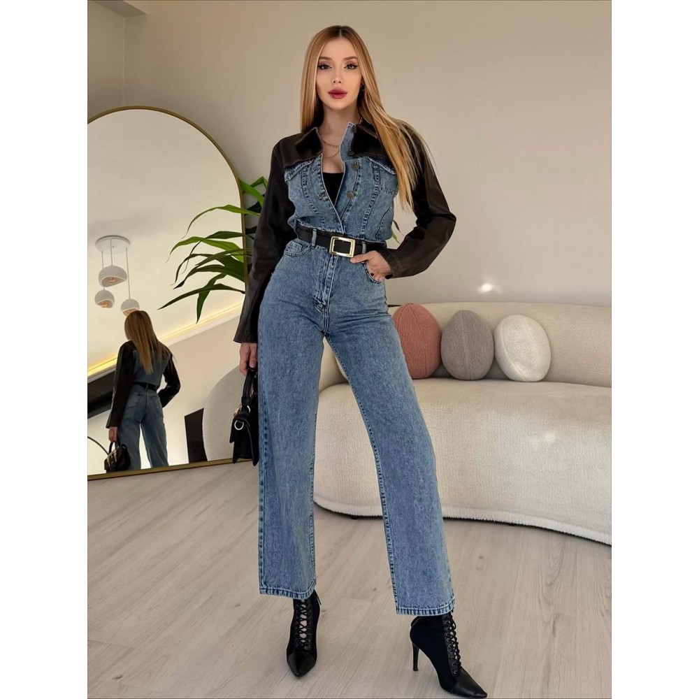 Ryder Denim Leather Tulum