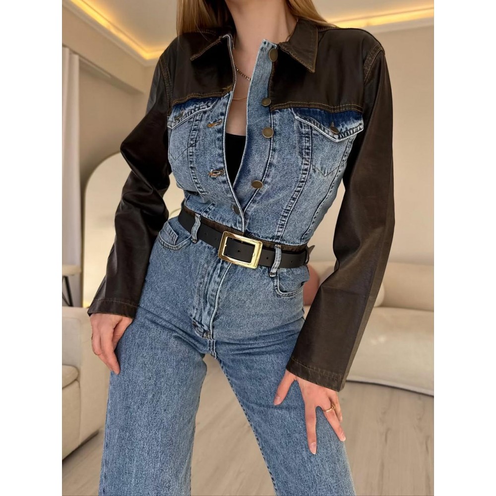 Ryder Denim Leather Tulum Ryder Denim Leather Tulum