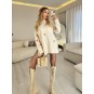 Triko Kalp İşlemeli Lovely Kazak Stok
