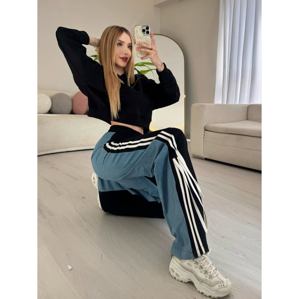 3 İplik Kot Şerit Street Line Denim Contrast 3 İplik Kot Şerit Street Line Denim Contrast