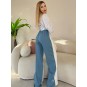 3 İplik Kot Şerit Street Line Denim Contrast