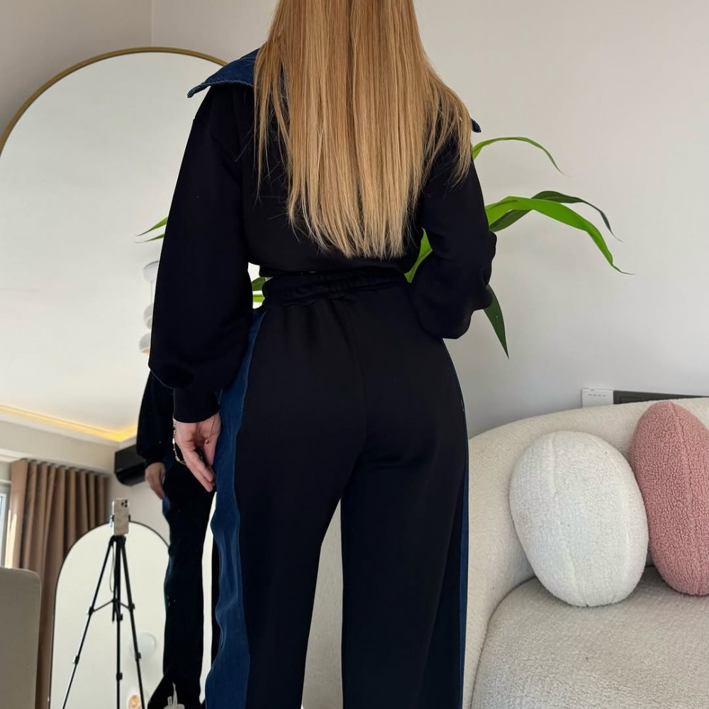 Line Contrast 3 İplik Kot Detay