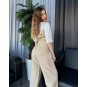 Krinkıl Kumaş Büzgülü Yüksek Bel Elegance